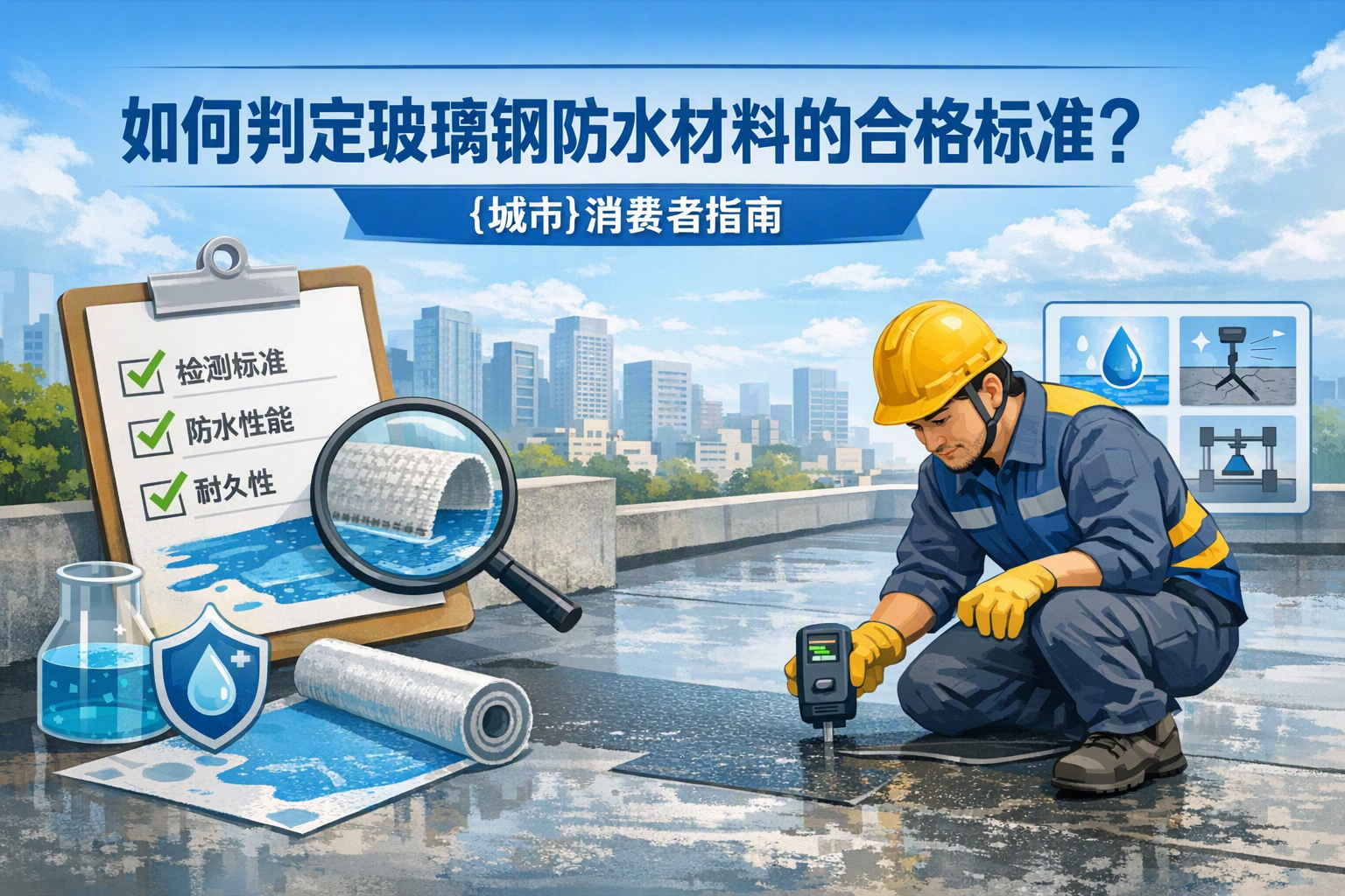 如何判定玻璃钢防水材料的合格标准？ 昌江 消费者指南