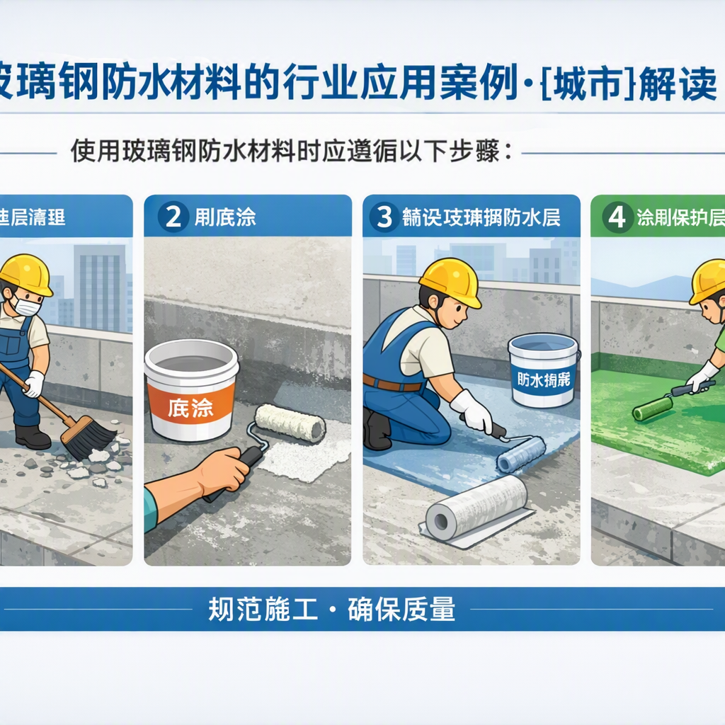 玻璃钢防水材料的行业应用案例，昌江解读