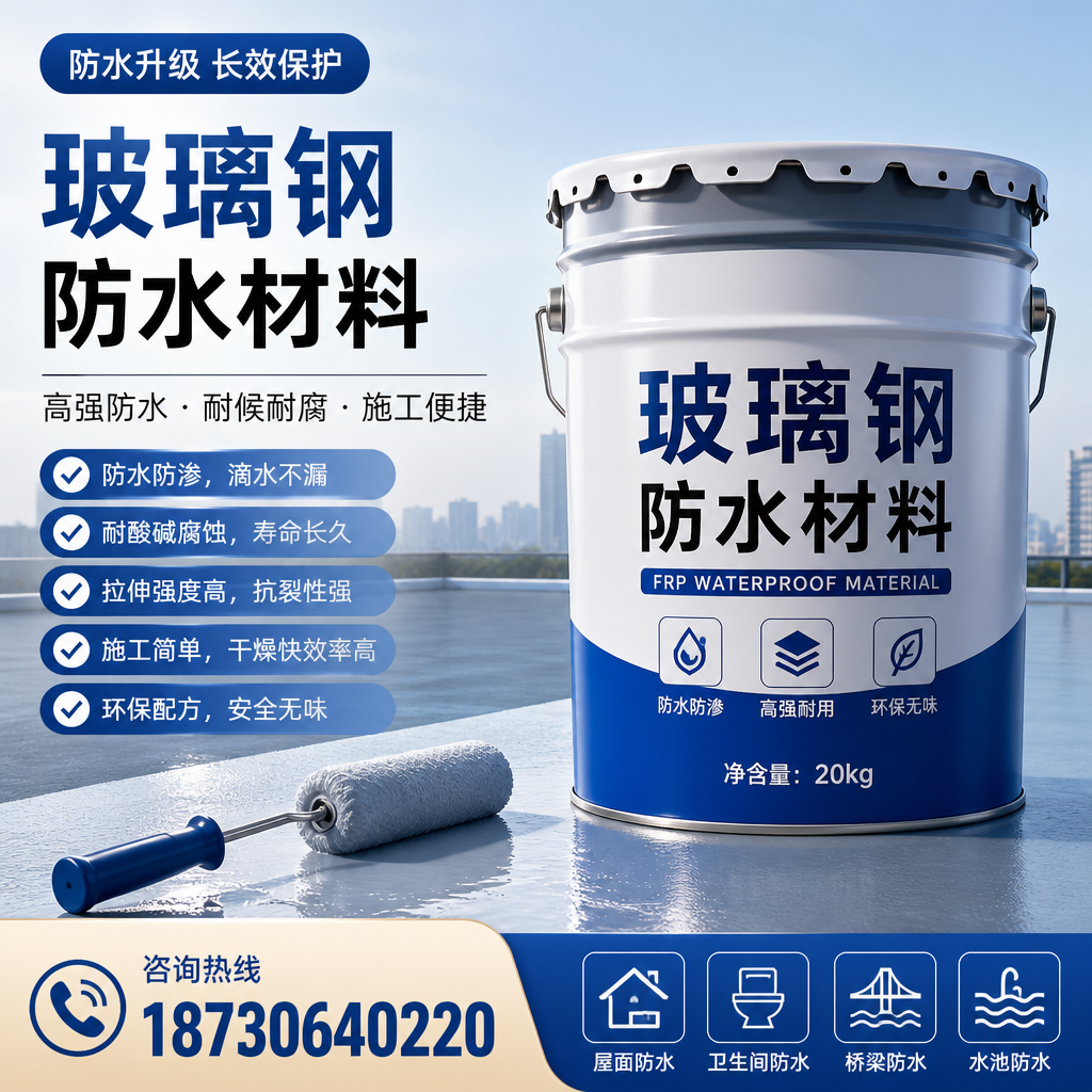 专家解析:玻璃钢防水材料的市场前景分析在 昌江
