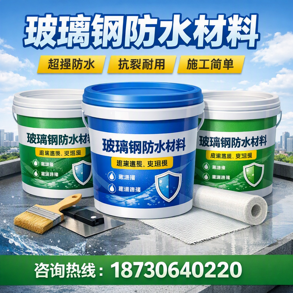了解玻璃钢防水材料的市场趋势,昌江 企业不可不知